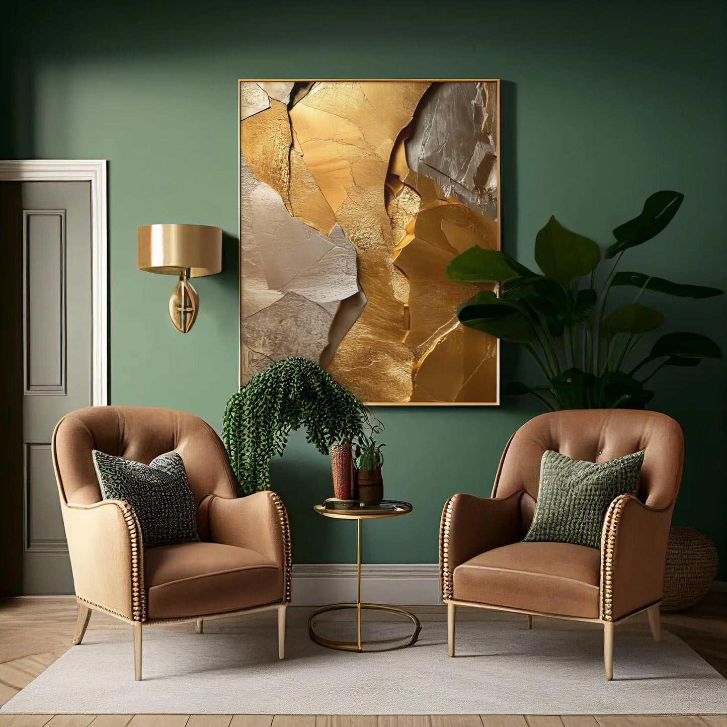 Gold Abstract Wall Art Printable | Abstract Poster Gold Black Digital Luxury | Modern Printable Wall Decor